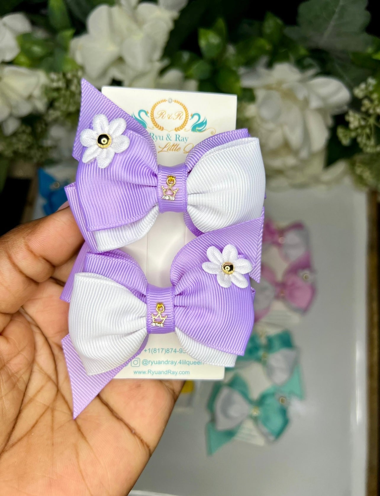 Flower Pair Bows