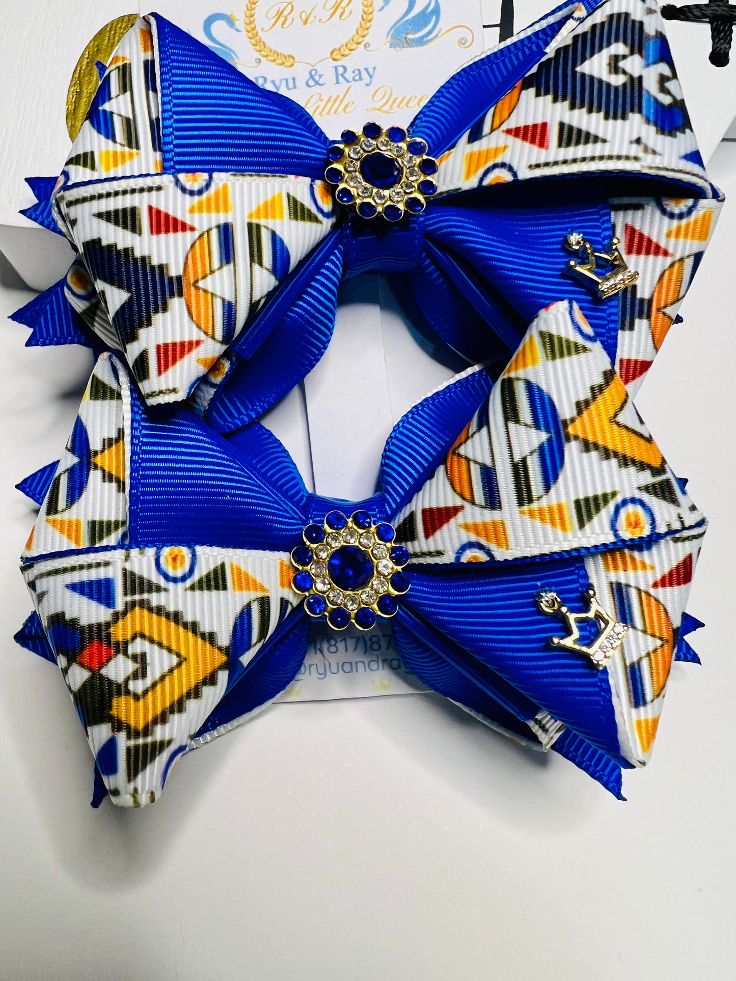 Queen Nandi Zulu Hair Bows