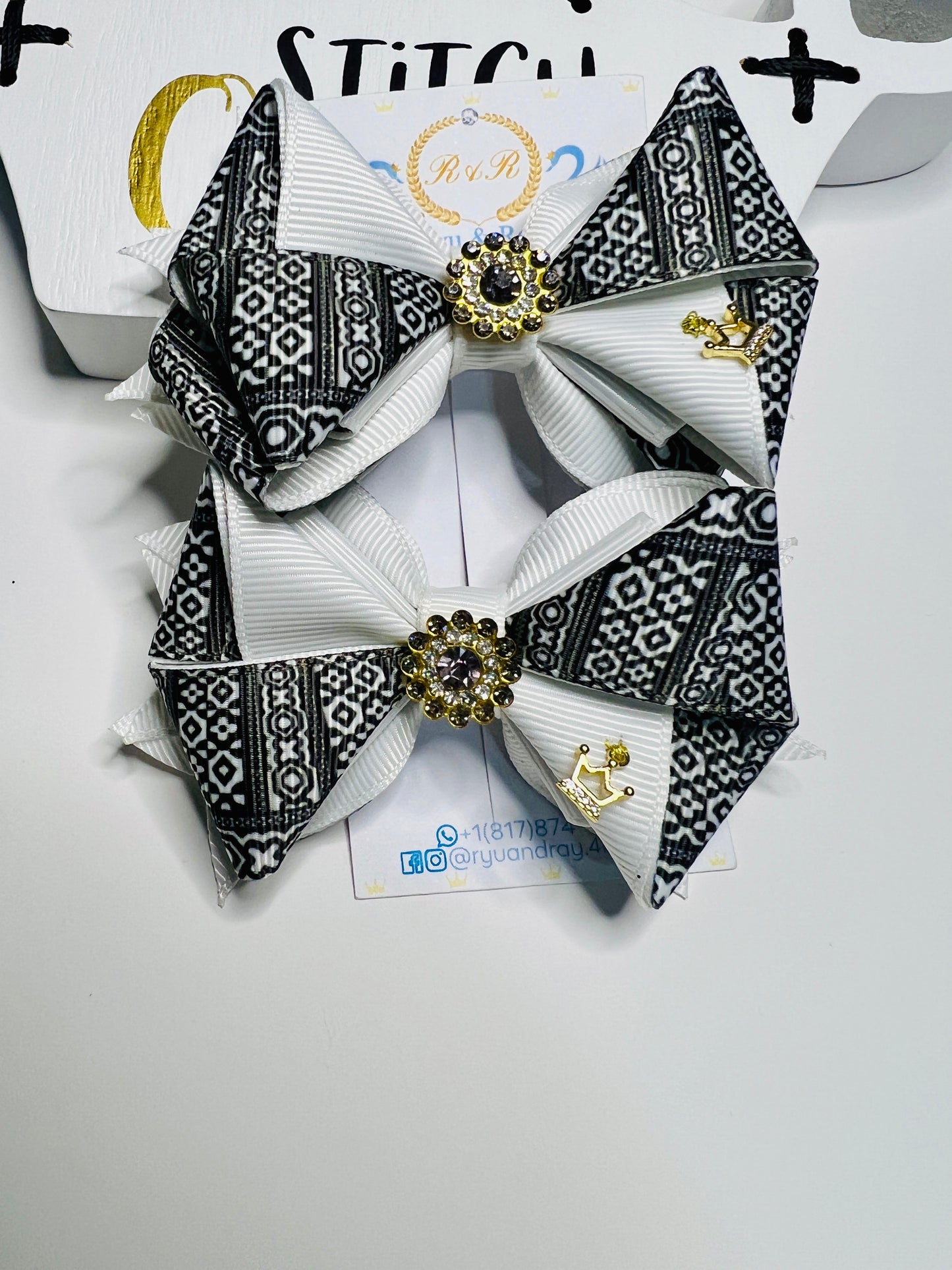 Queen Nandi Zulu Hair Bows