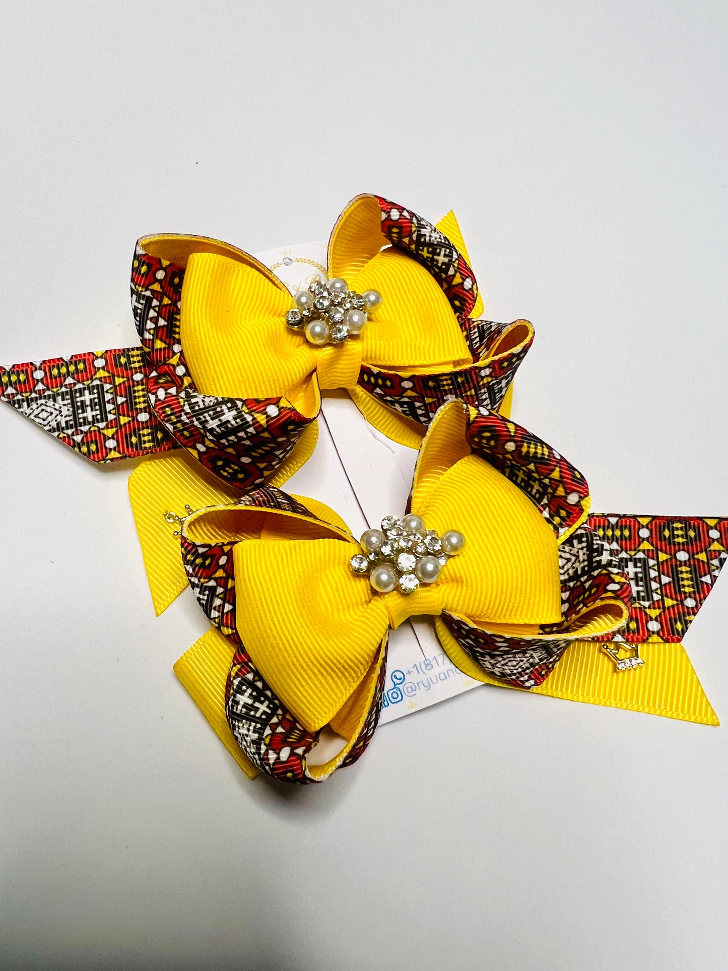 Queen Nzinga Pair of Bows