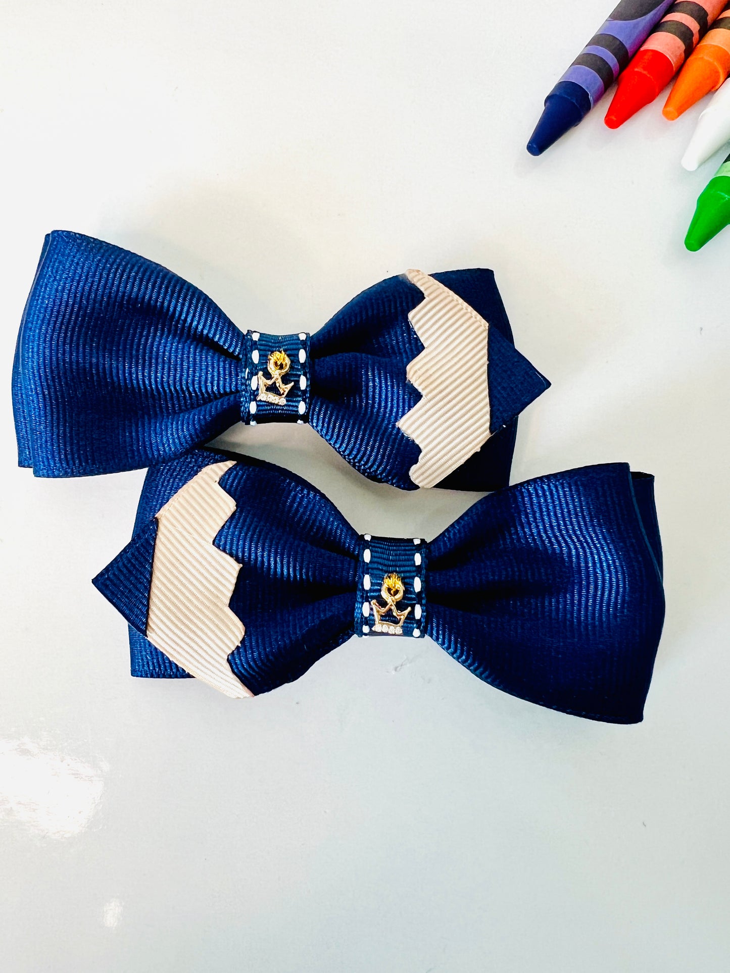 Pencil Hair Bows Pair