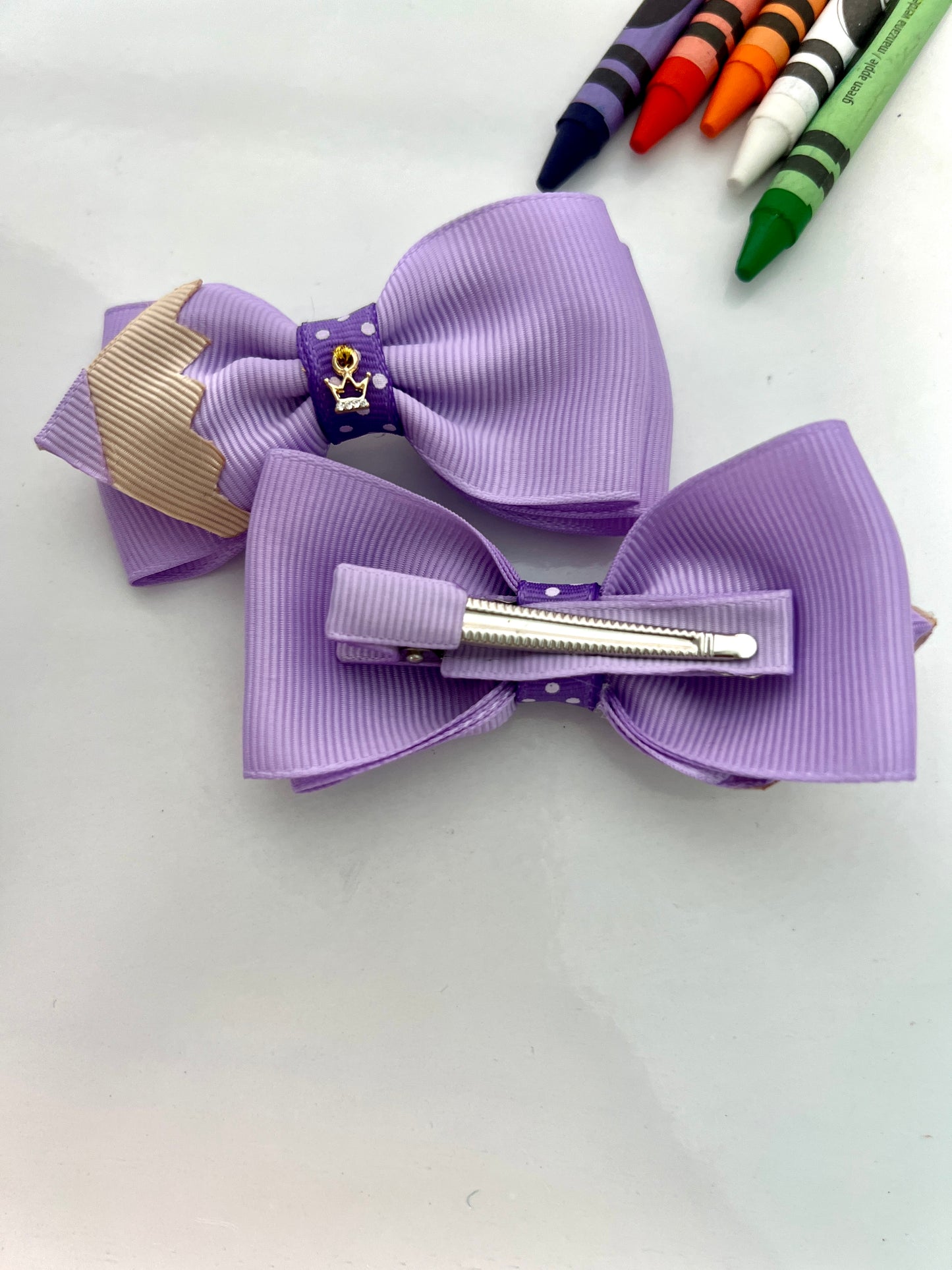 Pencil Hair Bows Pair