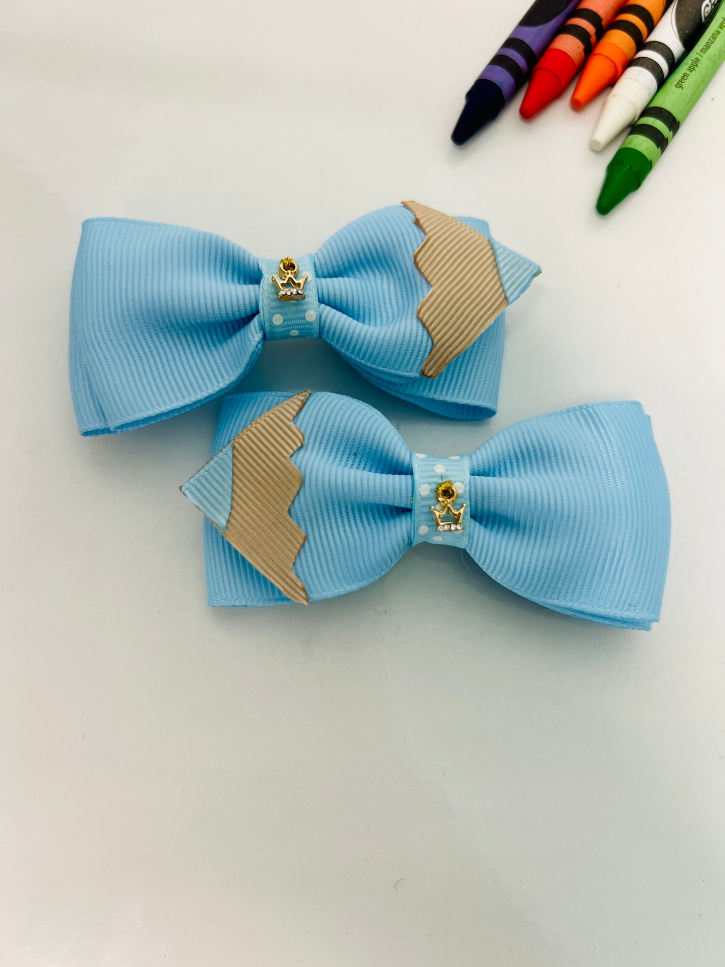 Pencil Hair Bows Pair