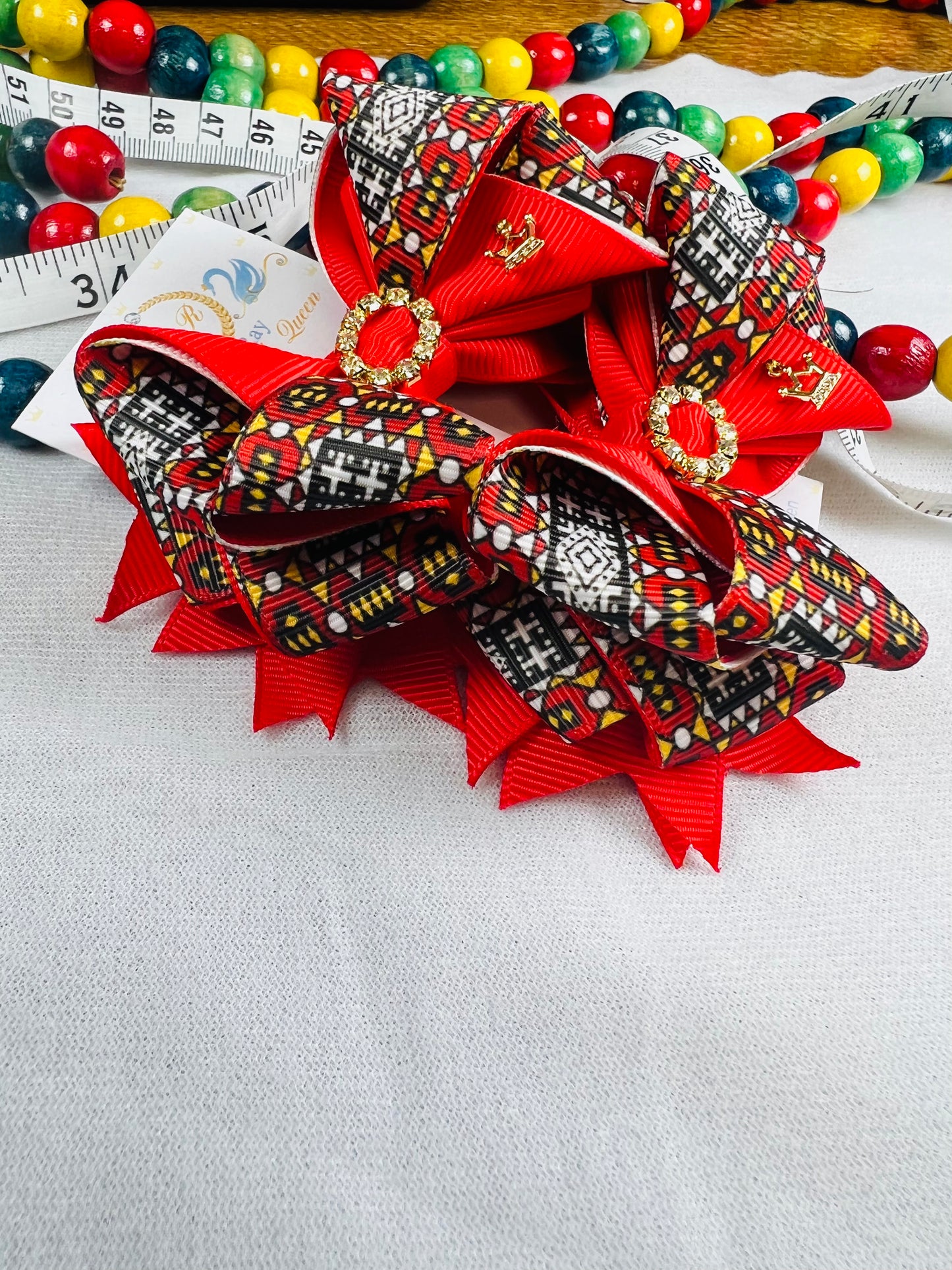 Queen Nandi Zulu Hair Bows