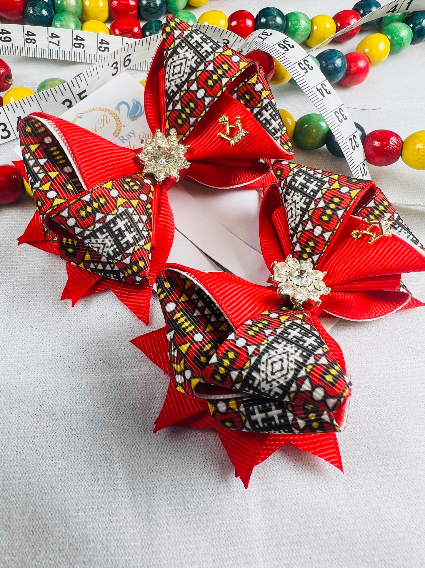 Queen Nandi Zulu Hair Bows