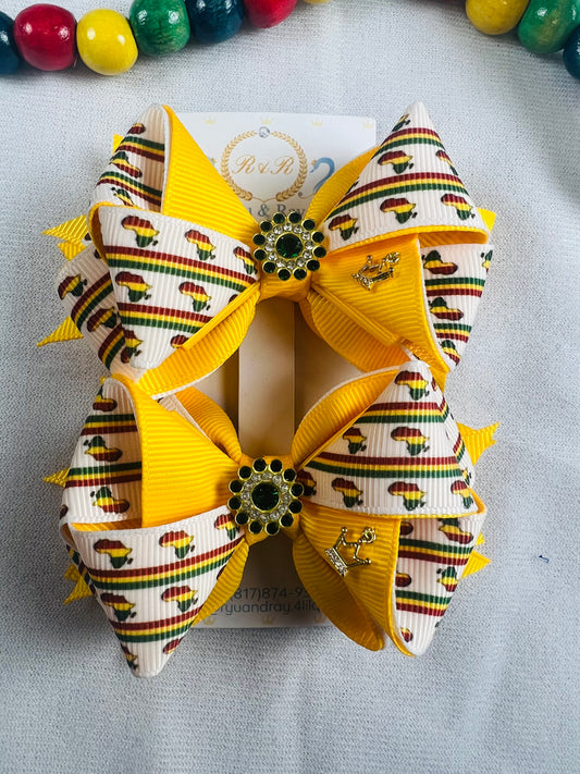 Queen Nandi Zulu hair Bows