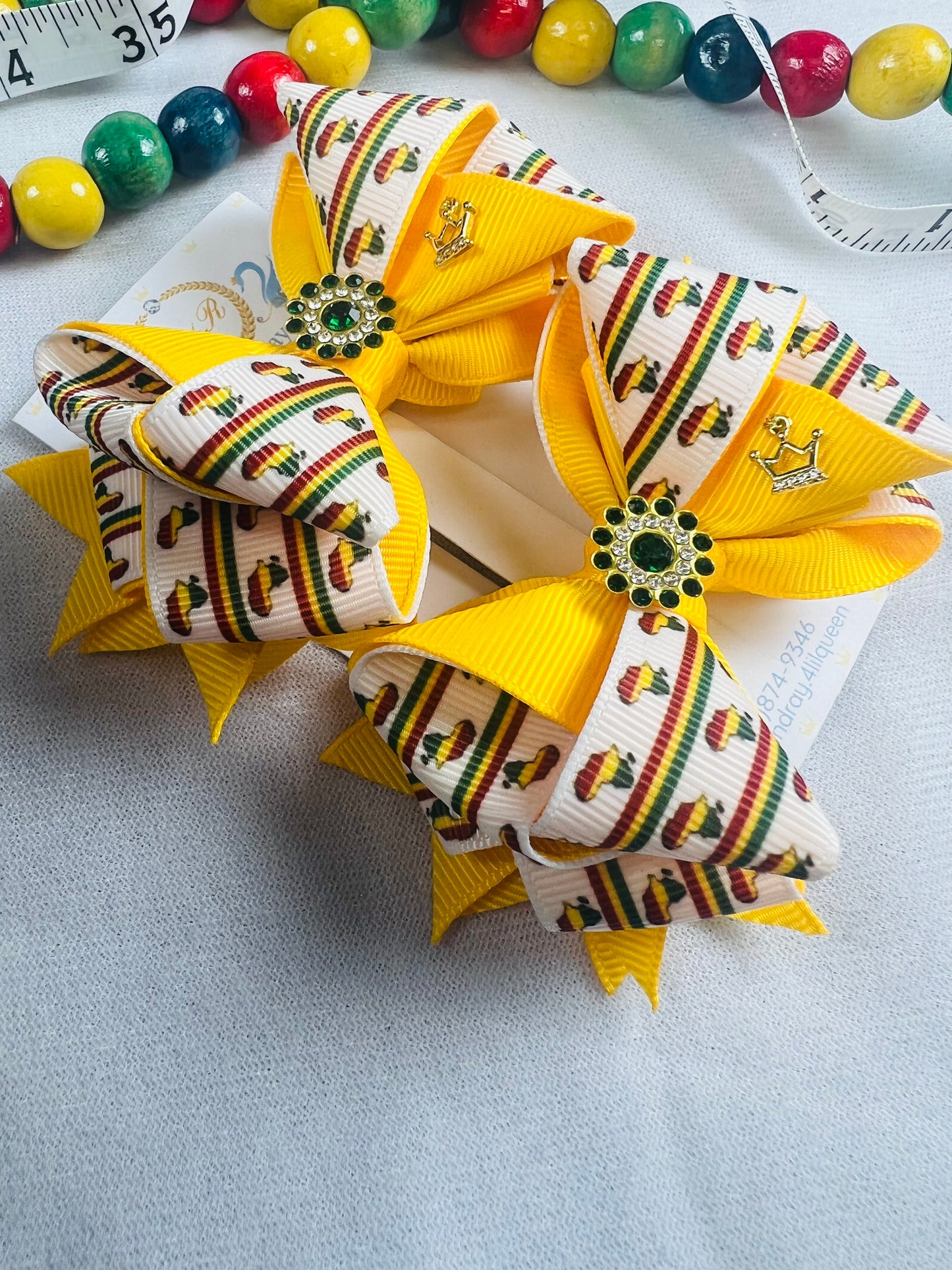 Queen Nandi Zulu hair Bows