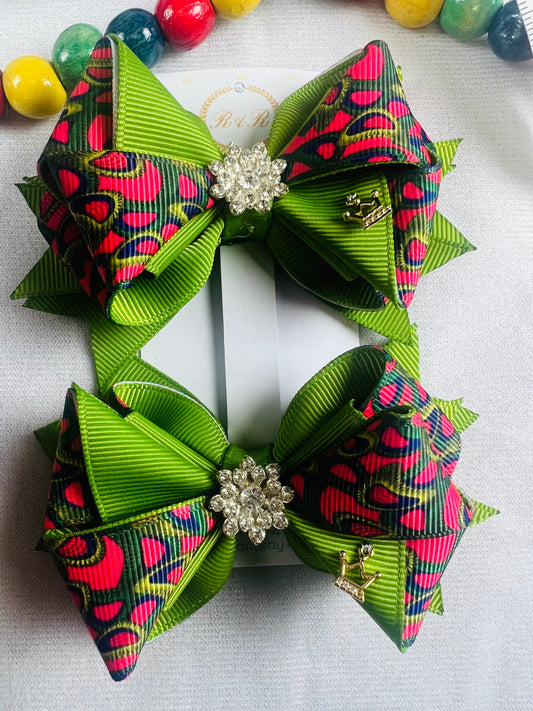 Queen Nandi Zulu Hair Bows