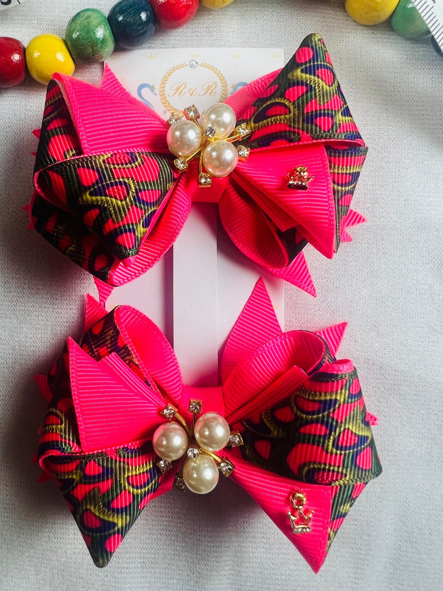 Queen Nandi Zulu Hair Bows