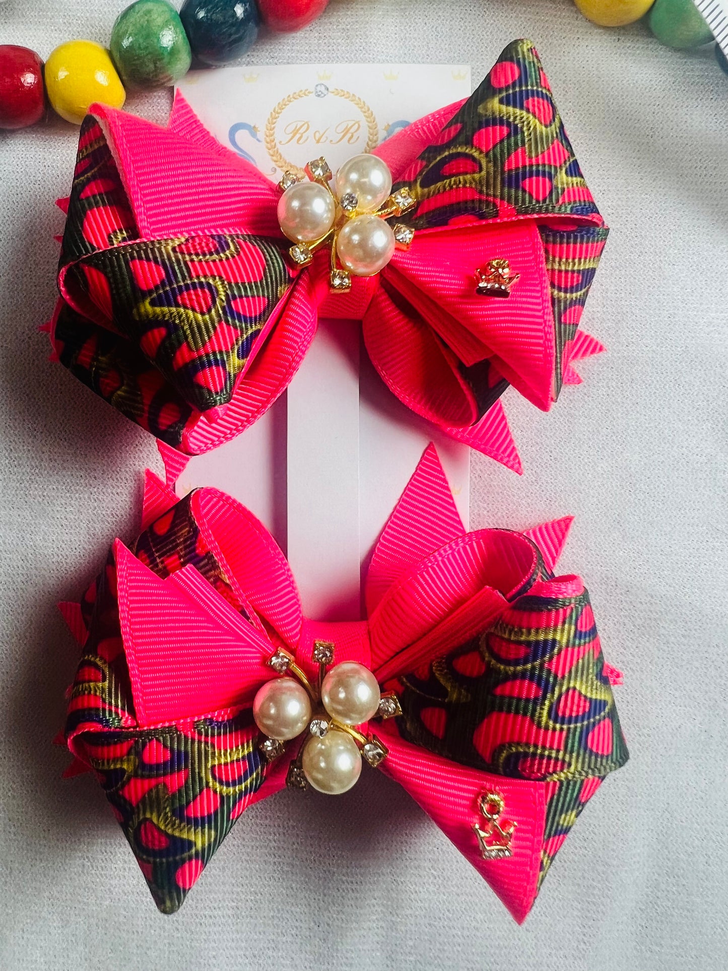 Queen Nandi Zulu Hair Bows