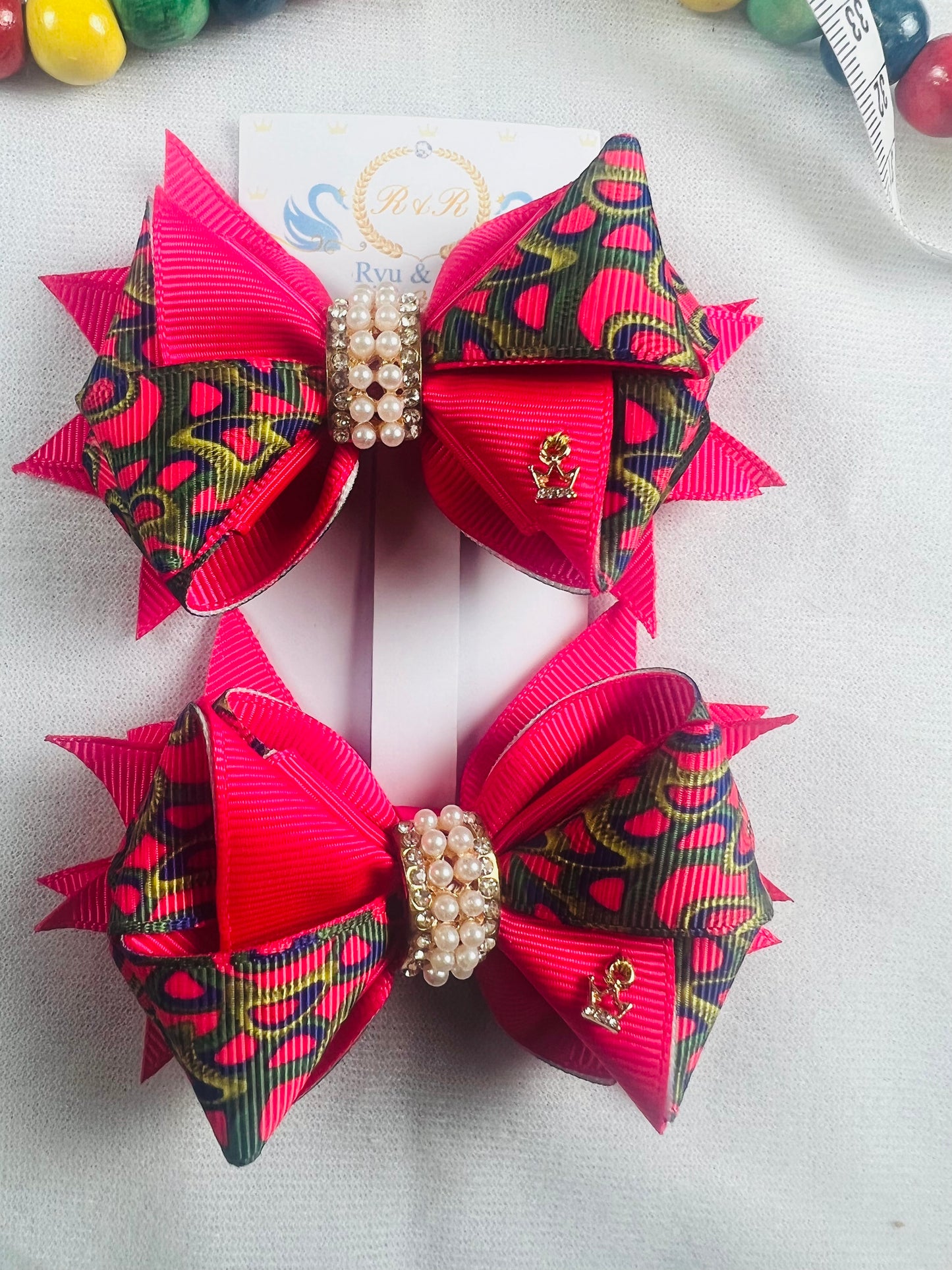 Queen Nandi Zulu Hair Bows