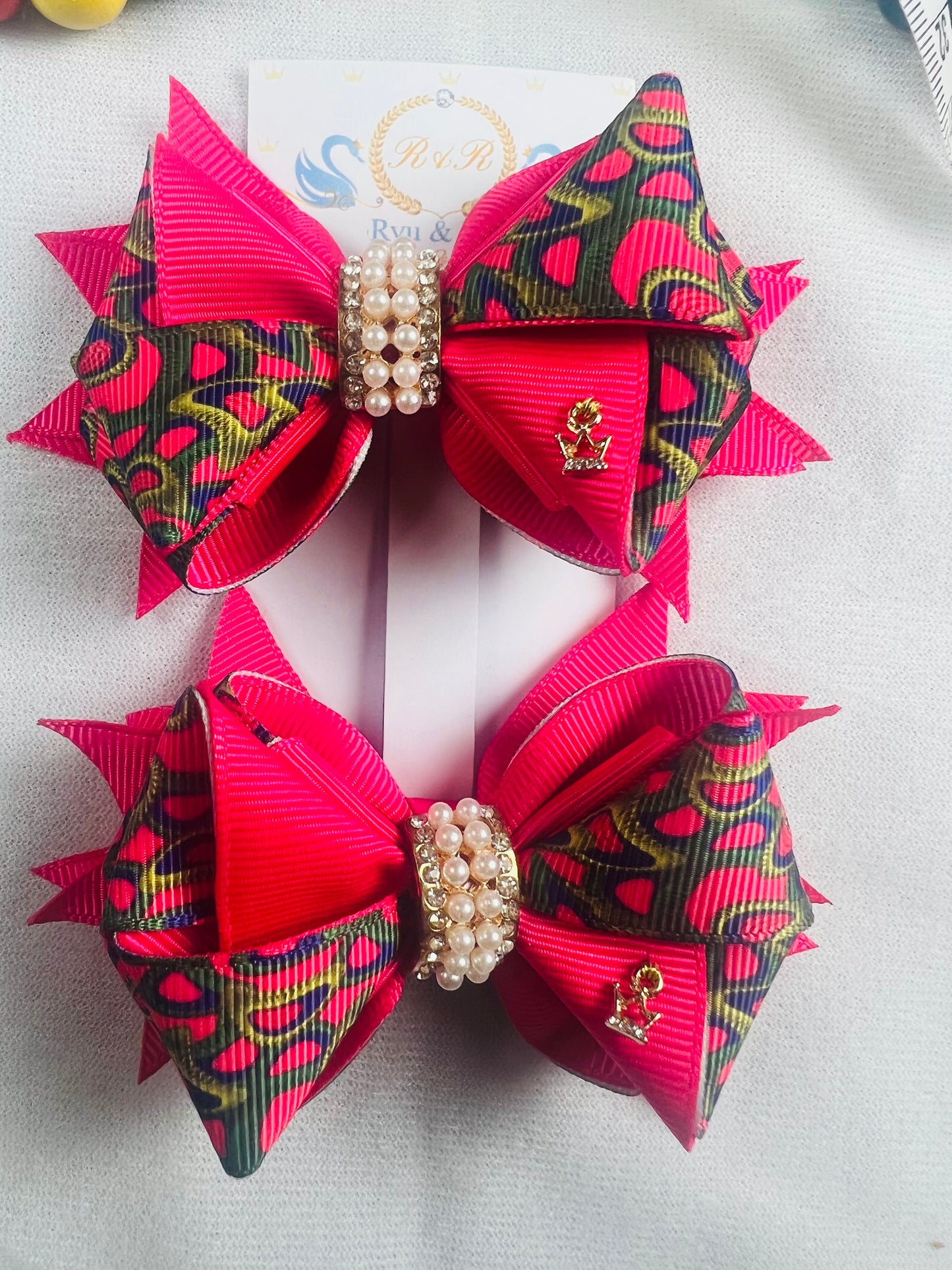 Queen Nandi Zulu Hair Bows