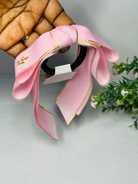 Queen Double Bow on Elastic Tie